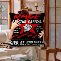 Rock Band Rage Against The Machine Classic Pillow Cover Design Cushion Cover Decor Holiday Decorati 30x30cm