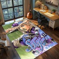 Stone Ocean JoJo Carpet for Living Room Bedroom Home Decor Cool Movie Mat Play Floor Mat 60x90cm