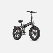 20'' Foldable Fat Tire Electric Bike, 48V High Power Hub Motor 7 Speed Gears Front Suspension Fold E-Bike Max 120KM Pedal Assist Range juoda