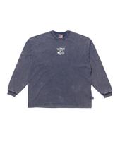 Ben Davis White Label Bleach Washed Long Sleeve T-Shirt Lavender (Oversized) Lavender/M