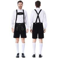 Men's Bavarian Plaid Shirt for Oktoberfest Festival L balta