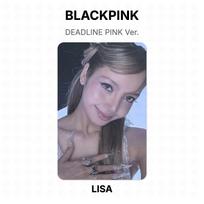 BLACKPINK DEADLINE PINK Ver. Official Photocard JISOO
