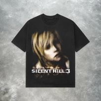 Vintage Silent Hill 3 Tee Retro Y2k Horror Game Shirt Summer Unisexs And Unisexs Loose And Breathable TShirt Top S