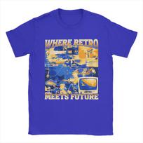 Unisex Unisexs Frutiger Aero T Shirts Tech The Future That Was Promised 100 Cotton Humorous Short Sleeve Tees Plus Size Tshirts S