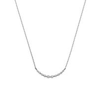 Necklace K10 White Gold Diamond Lure AJBN136340DI [Vendome Aoyama] [Official]