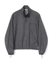 Milo Archive Shining Supplement Half Zip Shirt [Black] Light Gray/Xl
