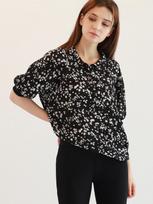 Montis Windy Blouse Floral Black Black/M