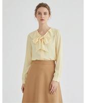 Misens Frill Tie Blouse_Mb52Blm103Z Ivory(Iv)/6(66)