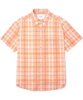 Covernat Multi-Check Half Shirt Salmon Salmon/L