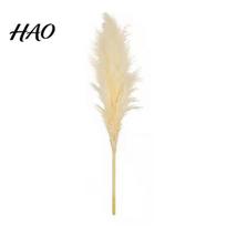 False Pampas Grass 1/2/3/4/5Pcs Artificial Bohemia Realistic Fluffy Fake Dried Party Decorations Home Office Wedding Table Centerpiece Boho Decor Short 1pc