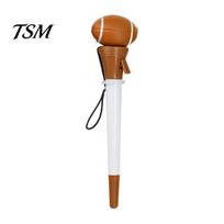 Anxiety Relief Pens Sport Funny Writing Pen, Volleyball/Tennis/Rugby/Basketball/Football/Baseball Design, Creative Decompression Non Slip School 0.5mm C