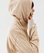 Triple Sense Fisherman Snap Hoodie_Beige Beige/M