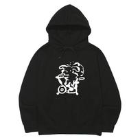 Awesome Us Indoor Bicycle Dog Hoodie_3 Color Ash/M