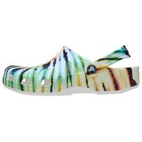 Crocs EVA Classic Tie Dye Clog Unisex Clogs Green White Yellow 211937-90H 37-38