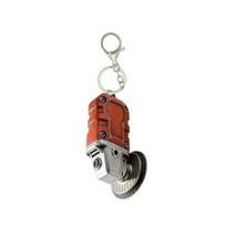 Keychain Pendant Mini Grinder Charm Key Ring Accessory with Realistic Grinding Surface Backpack Bag Purse A