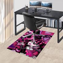 Monster High Biuro kėdės kilimėlis, mielas animacinio personažo mergaitės dizainas, puikiai tinka namų dekoravimui, biuro kilimėliui, dovanų idėja 60cm by 90cm