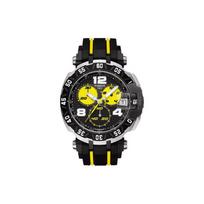 Tissot Kvarcinis Mechanizmas 100M Atsparus Vandeniui Laikrodis 45Mm Juodas Ciferblatas Plieno Korpusas Guminė Apyrankė Vyriški Laikrodžiai T092.417.27.057.00 Regular Watch Box,Black