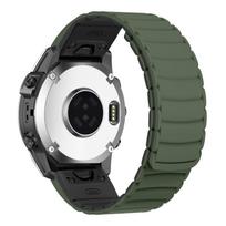 QuickFit 22mm 26mm Magnetic Silicone Strap For Garmin Fenix 8 51mm E 47mm 7 7X Pro 6 6X 5X/Epix/Tactix/Instinct 3/965 Watch Band QuickFit 26mm