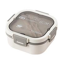 Microwaveable Lunch Box Practical Reusable Food Container Birthday Gift High mėlyna