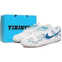 Nike Dunk Low top Skateboard Shoes Unisex Glaze Blue DV0831-101(Team1353-) 36