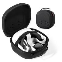 Meta Quest VR Glasses Storage Bag - Drop-proof, Shockproof, Black/Gray, for Models 3/2/3S