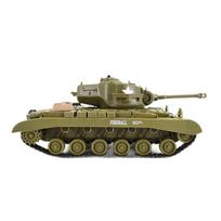 1/30 Henglong Rc Tanks,Sherman Vs Pershing Infrared Battle Tanks 2.4ghz Rc Battling Panzer Remote Control Us Model Tank