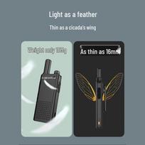 OuXing Nex6.0 High-Power Ultra-Thin Long-Range Walkie-Talkie (Dual Pack) (CN version)