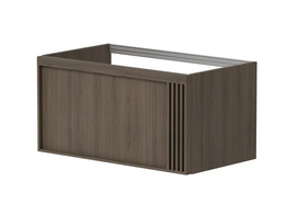 Spintelė po stalviršiu Kame SOLE, BUC/8-3DR/N08-GR-SOL, 80 cm, Dūminio ąžuolo faneruotė