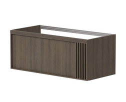 Spintelė po stalviršiu Kame SOLE, BUC/10-3DR/N08-GR-SOL, 100 cm, Dūminio ąžuolo faneruotė