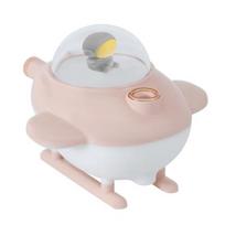 Ultrasonic Humidifier Desktop Humidifier, Airplane Shaped with Light, Portable 220ml Water Quiet For Bedroom Tank Capacity Operation for rožinė