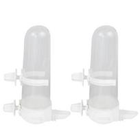 2PCS Bird Food Container AutoFlow Water Dispenser Food Feeder for Small Animals 1