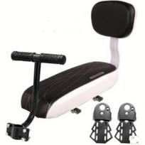 Breathable Comfortable Bicycle Rear Rack Seat PU Leather Soft Cushion Back Rest for Road Bikes MTB Simple Style for Children Pu Leather juoda