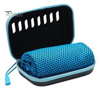 Breathable Microfiber Cooling Cloth Towel with Carrying Case, 30x80cm Instant Ice High Performance Wrap Towel, Portable Quick Drying for Gym 30*80cm A