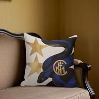 I-Inter M-Milan 117th square Jacquard Pillow Cover for Sofa Office Waist Cushion Cover Home Decorative Pillowcase 40x40cm