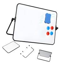 Multi Functional Desktop Whiteboard With Magnetic Back And Rotating Base Great For Messages And Creative Projects 30x42cm 1