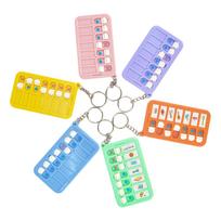 Chore Chart Key Chains Portable Schedule Board Keyrings Memo Checklist Board Planner Daily Plan Board for Kid Adults 1