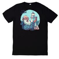T-Shirt Lustiger Leuchtturm Wärter Motiv Baumwolle M