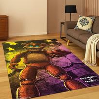 3D F-FNAF žaidimo animacinis kilimas kilimėlis miegamajam svetainei sofai prie durų namų dekoravimui, vaikų žaidimų zonos kilimėlis neslystantis Kalėdų dovana 40x60cm