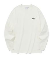 Ufc Sports Ufc Sorona Relax Fit Long Sleeve T-Shirt Off-White U2Lsu3301Ow Off-White/L