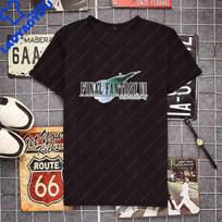 Final Fantasy Unisexs Tshirt Cute Shirt Unisexs Fashion Game Cloud Strife TShirt For Unisex Casual Buster Cactus Tops Short Sleeve S