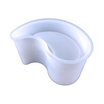 Concrete Cement Plant Pot Mold Flower Pot Silicone Mold Round Epoxy Resin Casting Molds for DIY Jewelry Storage Box
