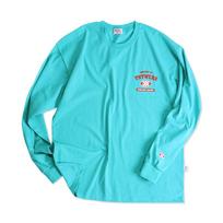 Tantan Rugby Logo Long Sleeve T-Shirt - Mint Green/L