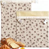 2 Pack Beeswax Bread Bags for Sourdough,Reusable Cotton Beeswax Bag for Homemade Bread,Freezer-Friendly Freshness Preservation Storage to Keep Fresh