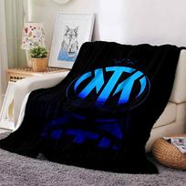 Inter Milan Starry Theme Blankets Flannel Printed Breathable Warm Throw Blanket for Home Office Bedspreads 0708a93 75cmx90cm