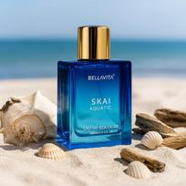 Bella Vita Luxury Skai Aquatic Unisex | Ilgai išliekantis | 100ml | Kvepalai vyrui ir moteriai | Bergamotė, Levanda & Pačiulis 100 ml