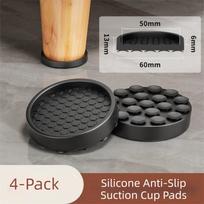 Diameter 5 cm Silent Table Leg Pads Black Brown Round Sofa Coaster  Furniture and Sofa juoda
