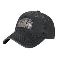 Monster Hunter MH Stories Felyne Baseball Cap Classic Distressed Denim Washed  Headwear for Unisex Women Outdoor Workouts Soft Caps One Size