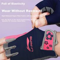 Children's Sports Gloves, Cycling Fingerless Fitness Gloves Bicycle Climbing Rock Climbing Mountaineering Pull-Up Wrist Guards, Non-Slip Thin Style
