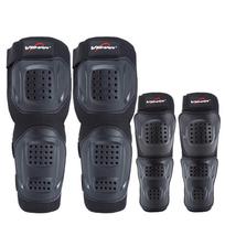 Summer Breathable Motorcycle Knee Pads Elbow Anti-fall Locomotive Off-road Racing Equipment Rider Knee Pads Protective Gear Free juoda