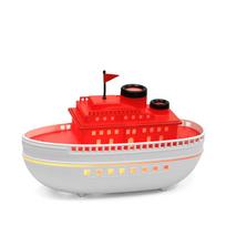 Titanic Ship Model Decoration Military Fan Gift Remote Control Jellyfish Smoke Ring Spray Humidifier Aromatreatment Machine 3.7V&EU balta